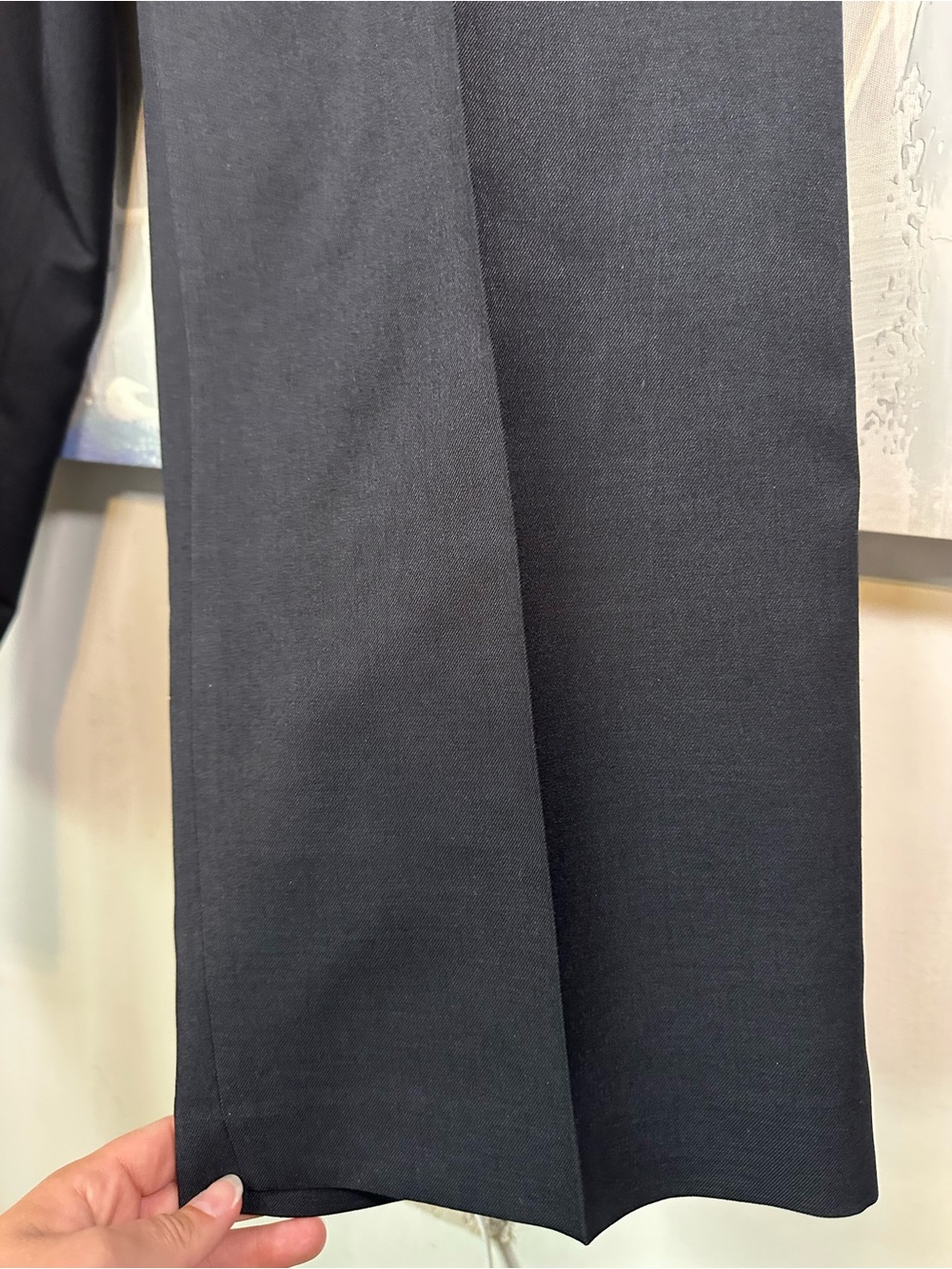 Jones Studio Separate 16W Black 2 Piece Pantsuit Blazer Trouser Career Suit 1164 - Picture 10 of 16
